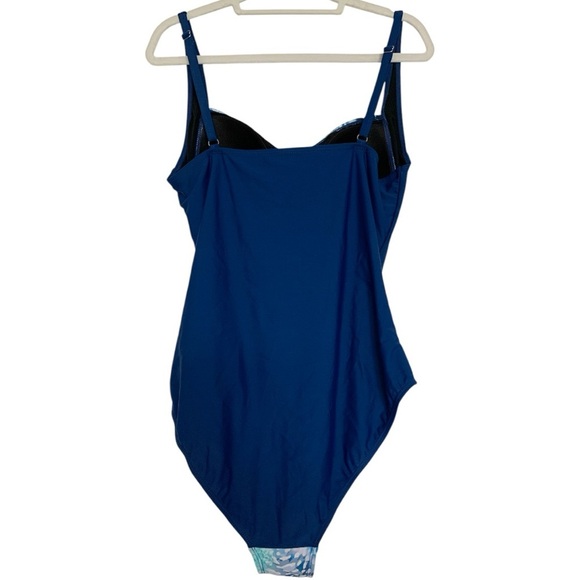 YOUR BEST LOOK Blue Animal Print Swimsuit - Picture 2 of 6